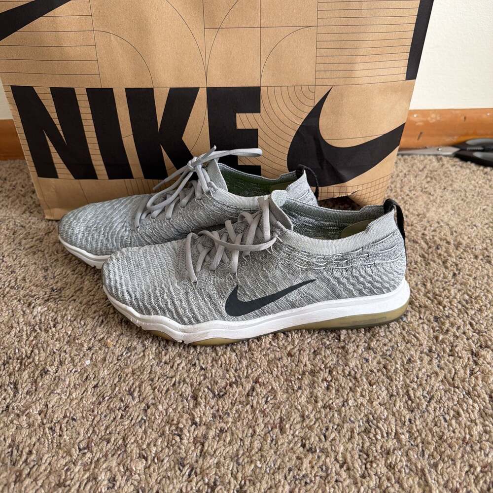 Nike Women's Air Zoom Fearless Flyknit Grey Training Shoes 850426-004